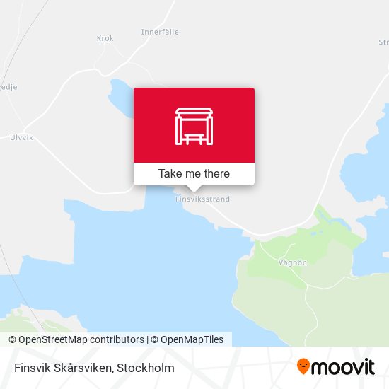 Finsvik Skårsviken map