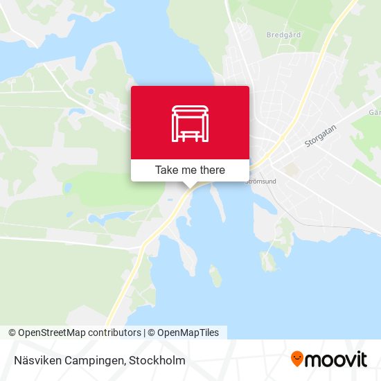 Näsviken Campingen map