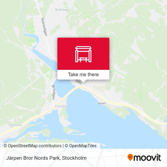 Järpen Bror Nords Park map