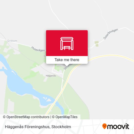 Häggenås Föreningshus map