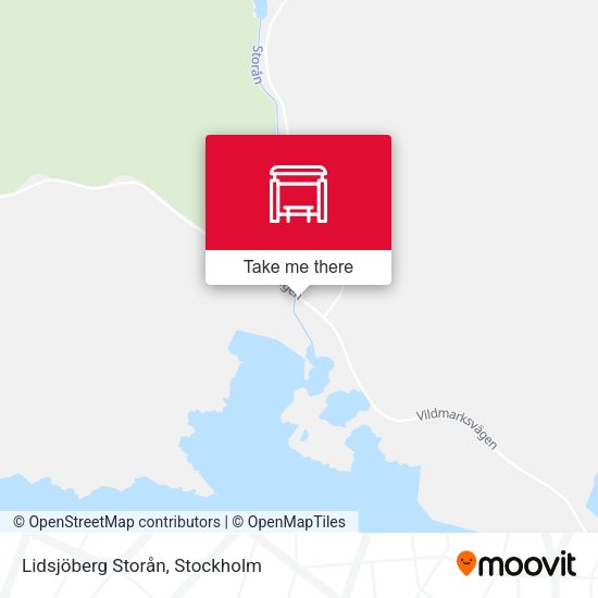 Lidsjöberg Storån map