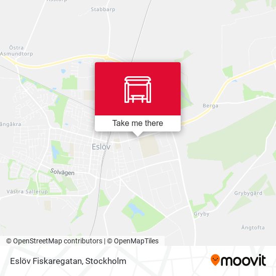 Eslöv Fiskaregatan map