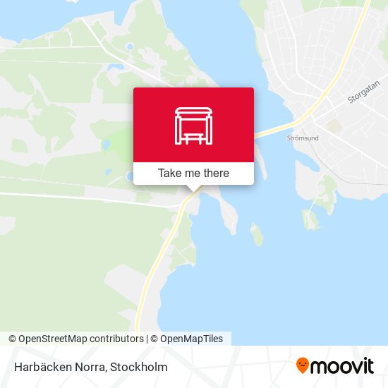 Harbäcken Norra map