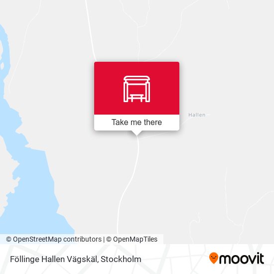 Föllinge Hallen Vägskäl map