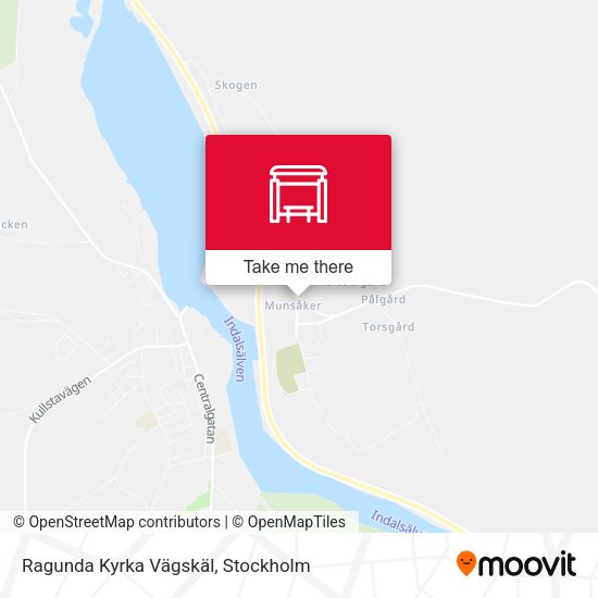 Ragunda Kyrka Vägskäl map