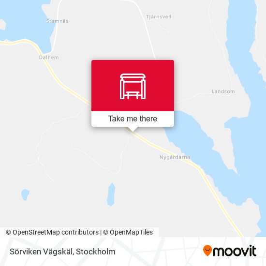 Sörviken Vägskäl map