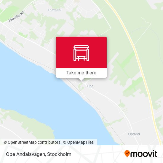 Ope Andalsvägen map