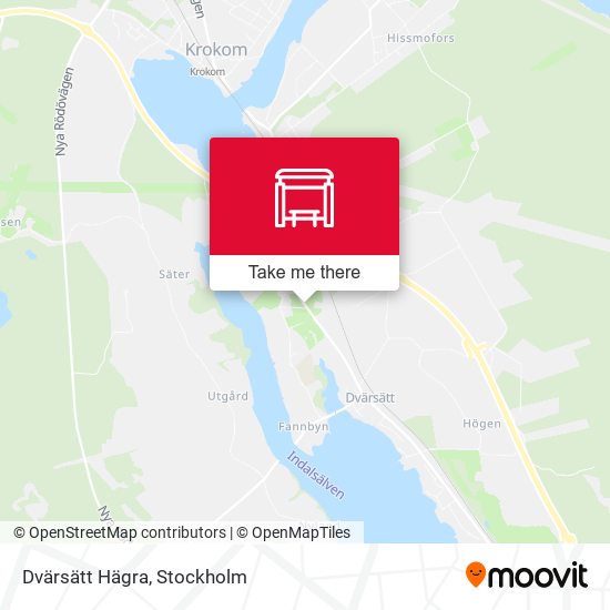 Dvärsätt Hägra map