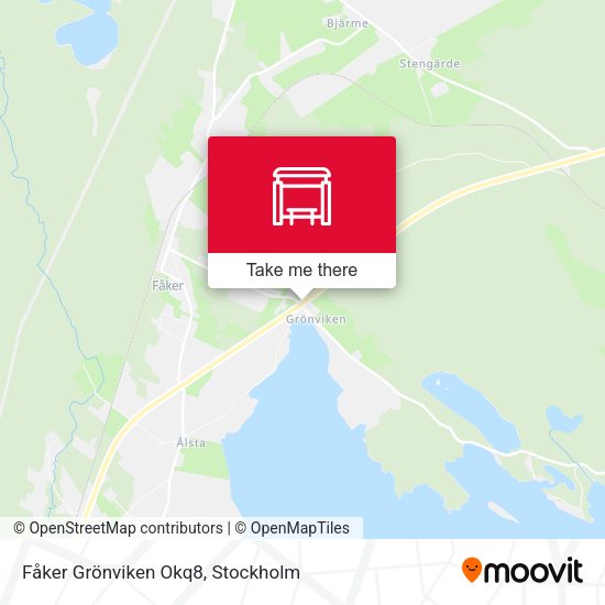 Fåker Grönviken Okq8 map