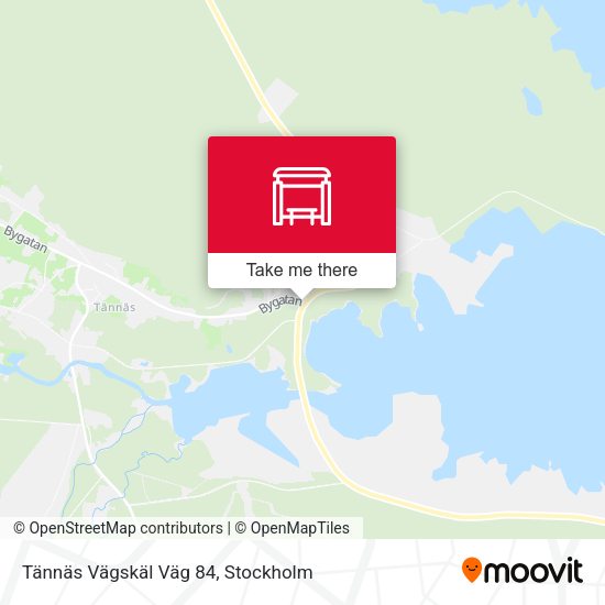 Tännäs Vägskäl Väg 84 map
