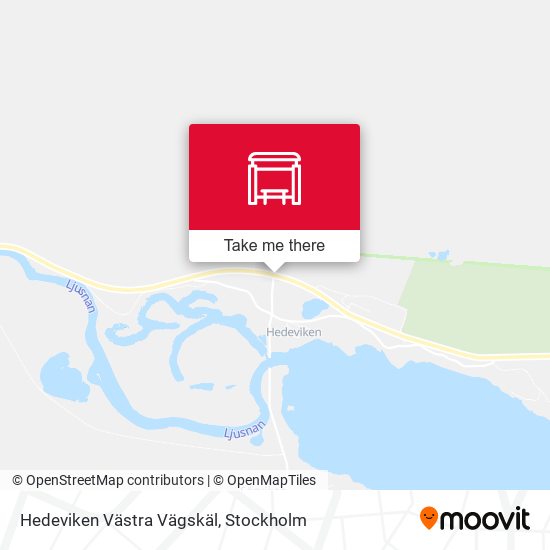 Hedeviken Västra Vägskäl map