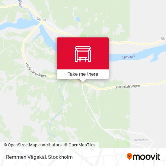 Remmen Vägskäl map