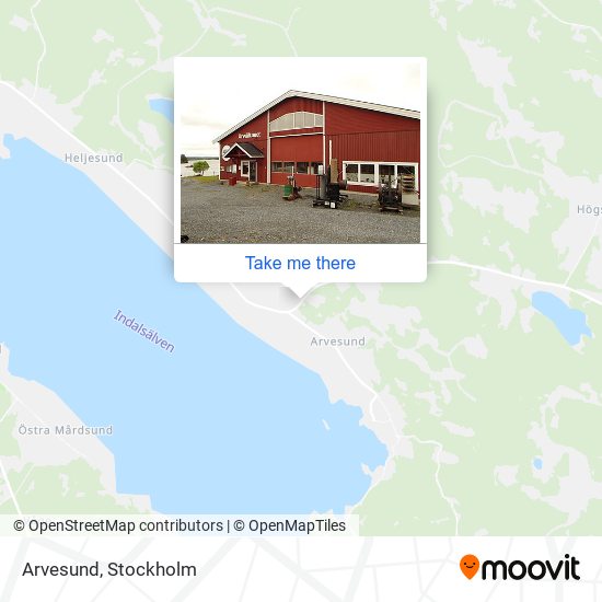 Arvesund map