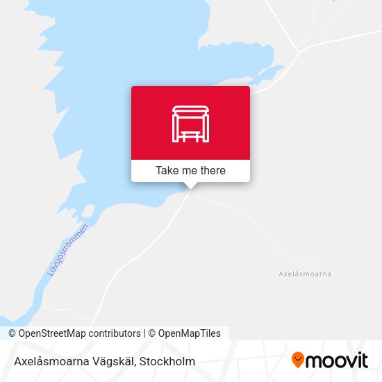 Axelåsmoarna Vägskäl map