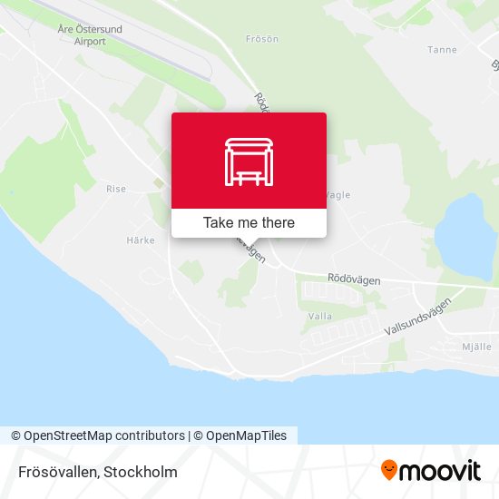 Frösövallen map
