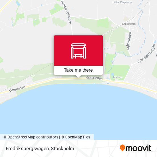 Fredriksbergsvägen map