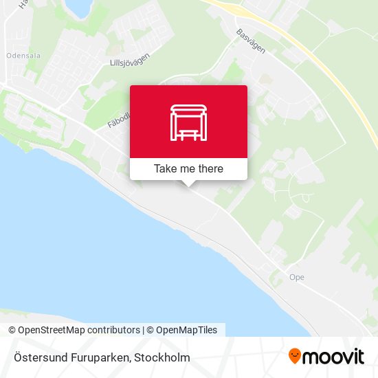 Östersund Furuparken map