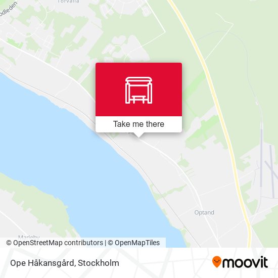 Ope Håkansgård map