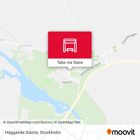 Häggenås Gästis map