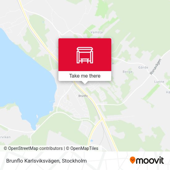Brunflo Karlsviksvägen map