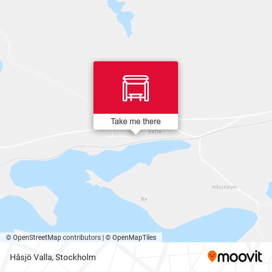 Håsjö Valla map