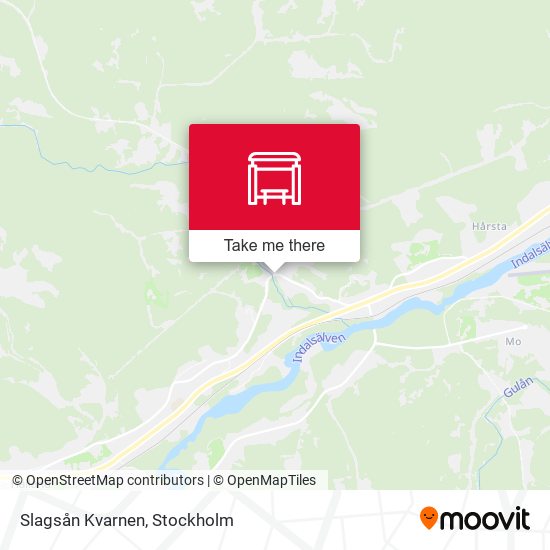 Slagsån Kvarnen map