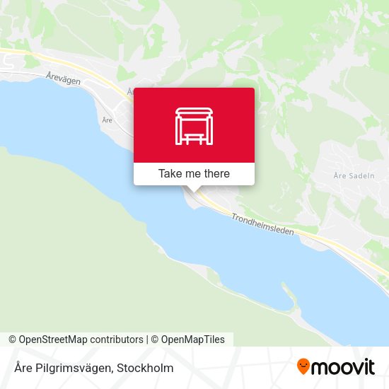Åre Pilgrimsvägen map