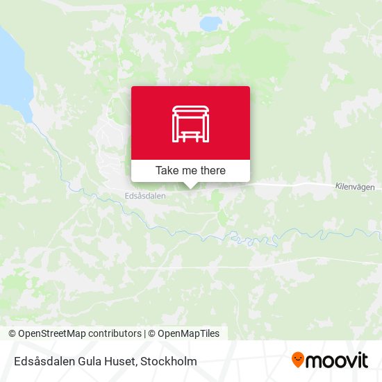 Edsåsdalen Gula Huset map