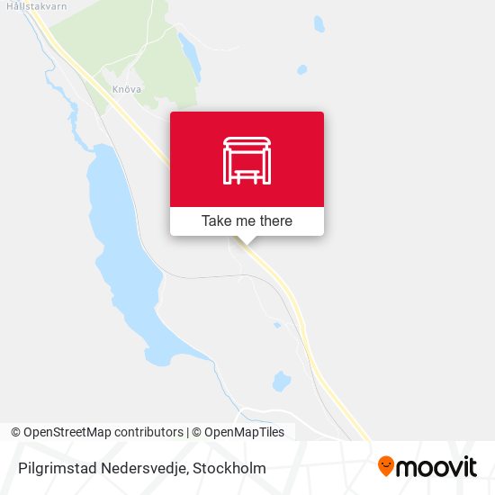 Pilgrimstad Nedersvedje map