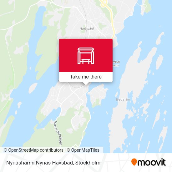 Nynäshamn Nynäs Havsbad map