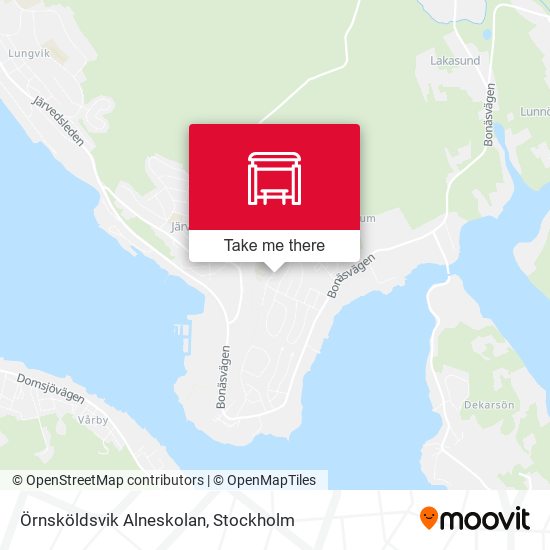 Örnsköldsvik Alneskolan map