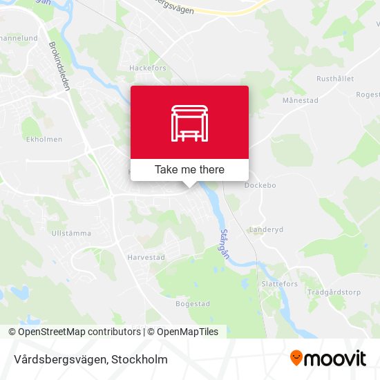 Vårdsbergsvägen map