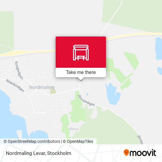 Nordmaling Levar map