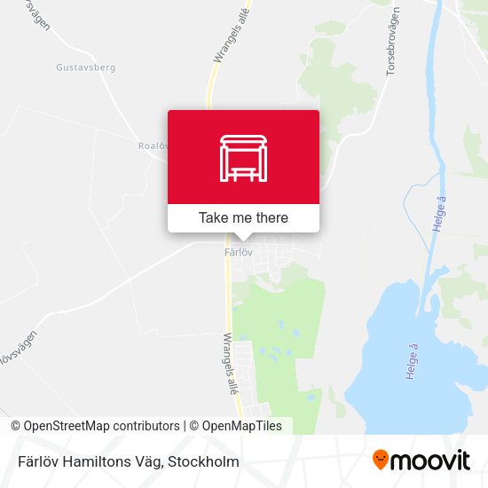 Färlöv Hamiltons Väg map