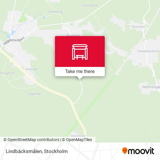 Lindbäcksmålen map