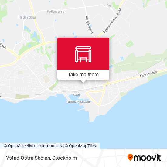 Ystad Östra Skolan map