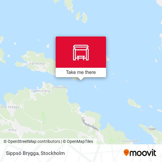 Sippsö Brygga map
