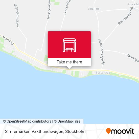 Simremarken Vakthundsvägen map