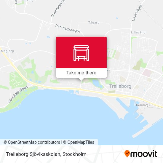 Trelleborg Sjöviksskolan map