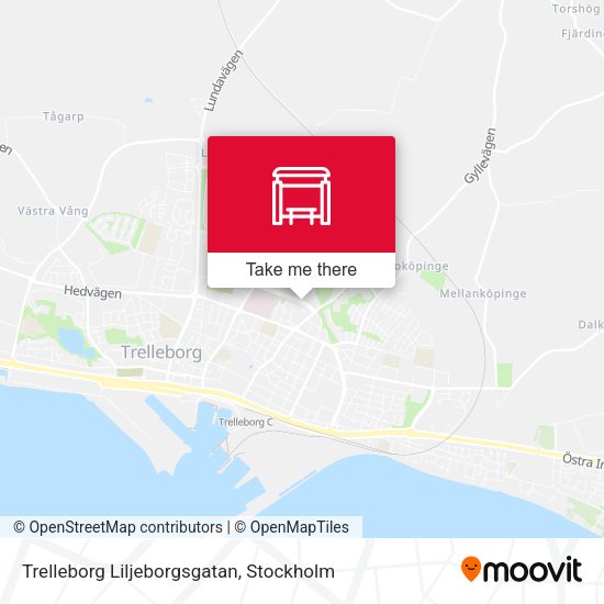 Trelleborg Liljeborgsgatan map