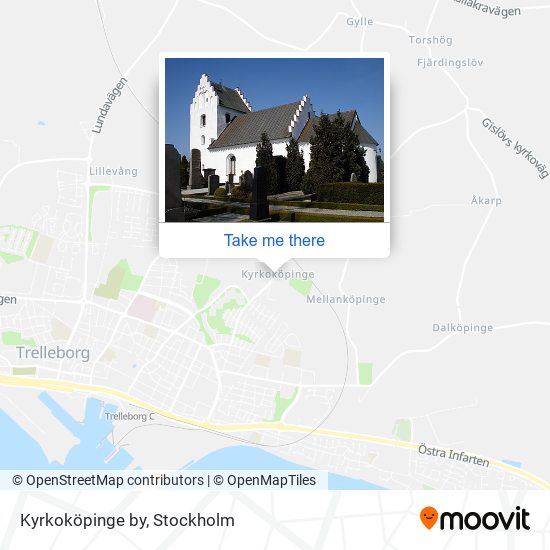 Kyrkoköpinge by map