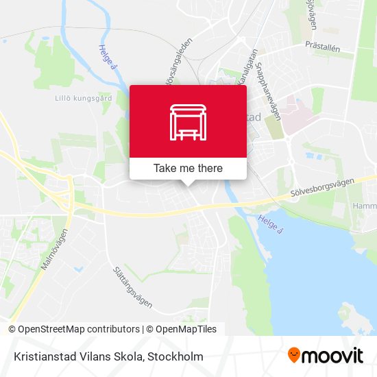 Kristianstad Vilans Skola map