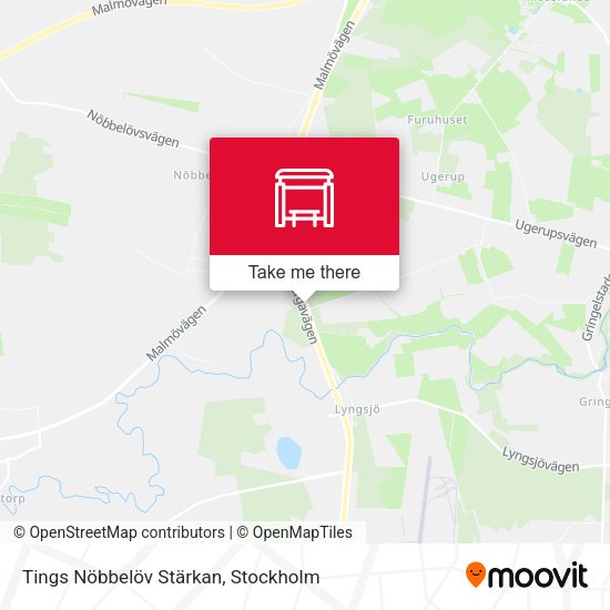 Tings Nöbbelöv Stärkan map