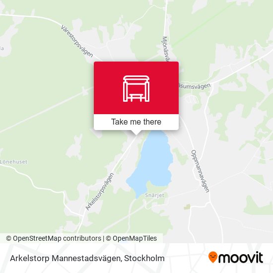 Arkelstorp Mannestadsvägen map