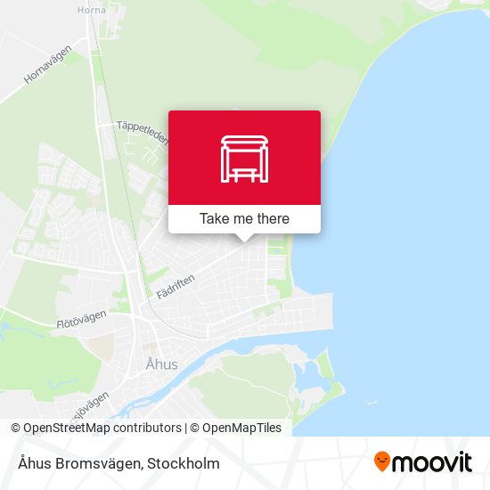 Åhus Bromsvägen map