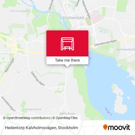 Hedentorp Kalvholmsvägen map