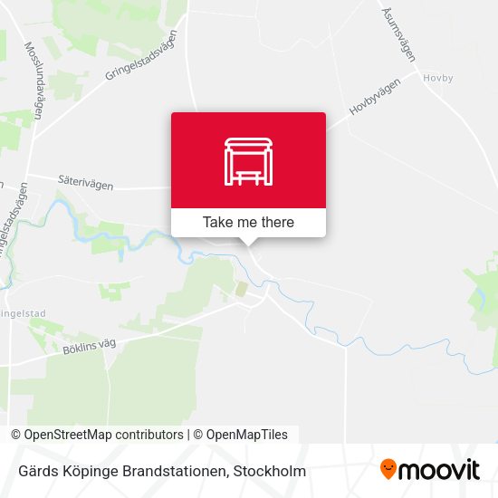 Gärds Köpinge Brandstationen map