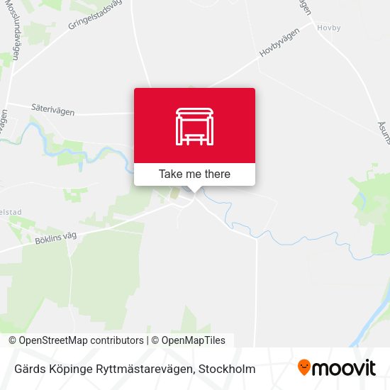 Gärds Köpinge Ryttmästarevägen map