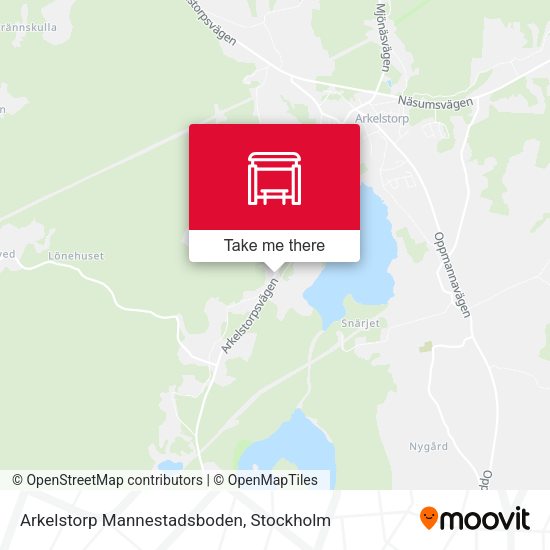Arkelstorp Mannestadsboden map