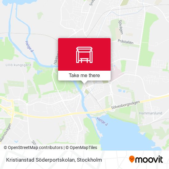 Kristianstad Söderportskolan map